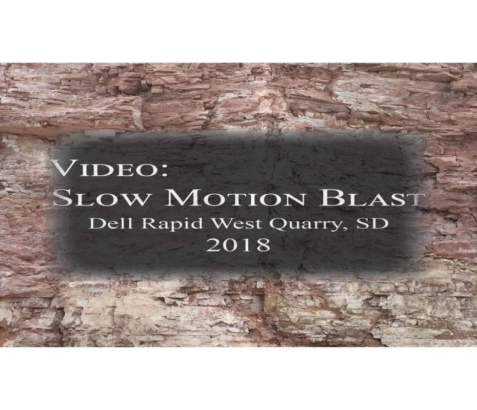 2018 Dell Rapids West Quarry Blast Video